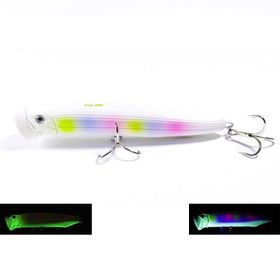 Fujin Salt Popper SP120SW 018 Pearl Rainbow Glow Sahte Balık