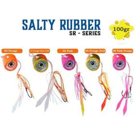 Fujin Salty Rubber 100 gr Sr Serisi Tai Rubber Set 02 Pink 3d Eye Sr11 Suni Balık Yemi