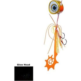 Fujin Salty Rubber 120 gr Serisi Tai Rubber Set 10 Orange Glow 3D Eye Suni Balık Yemi