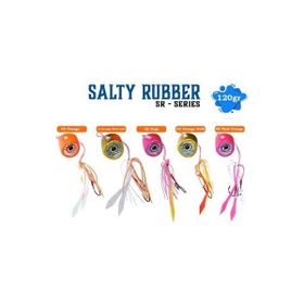 Fujin Salty Rubber 120 gr Sr Serisi Tai Rubber Set 05 Orange 3D Eye SR02 Suni Balık Yemi