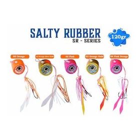 Fujin Salty Rubber 120 gr Sr Serisi Tai Rubber Set 06 Pink Orange SR12 Suni Balık Yemi