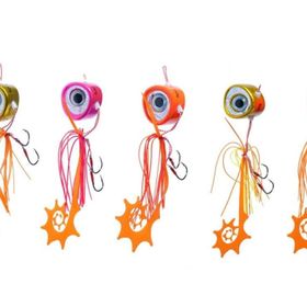 Fujin Salty Rubber 140 gr Gr Serisi Tai Rubber Set 10 Orange Glow 3D Eye Suni Balık Yemi