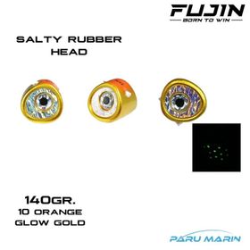 Fujin Salty Rubber 140 gr Kafa 10 Orange Glow Gold Suni Balık Yemi