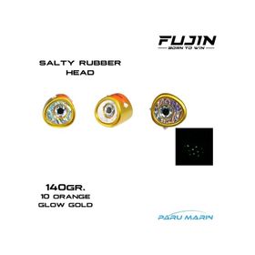 Fujin Salty Rubber 140 gr Kafa 10 Orange Glow Gold Suni Balık Yemi