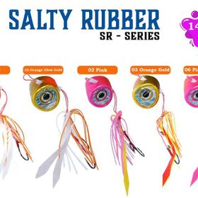 Fujin Salty Rubber 140 gr Sr Serisi Tai Rubber Set 03 Orange Gold 3D SR10 Suni Balık Yemi