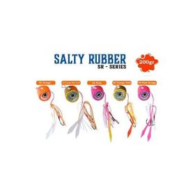 Fujin Salty Rubber 200 gr Tai Rubber Set 05 Orange 3D Eye SR02 Suni Balık Yemi
