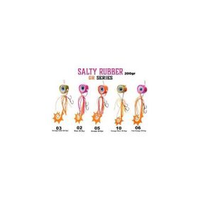 Fujin Salty Rubber 200 gr Tai Rubber Set 06 Pink Orange 3D Eye Suni Balık Yemi
