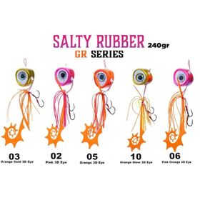 Fujin Salty Rubber 240 gr Tai Rubber Set 02 Pink 3D Eye Suni Balık Yemi