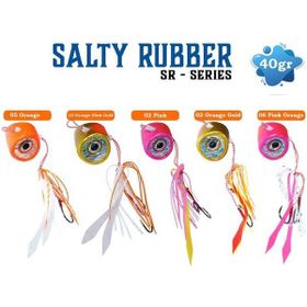 Fujin Salty Rubber 40 gr Tai Rubber Set 05 Orange 3d Eye SR02 Suni Balık Yemi