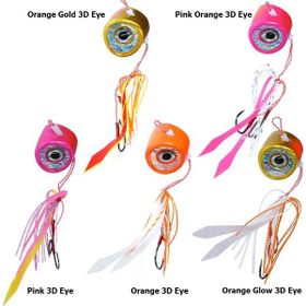 Fujin Salty Rubber 40 gr Tai Rubber Set 05 Orange 3d Eye SR02 Suni Balık Yemi
