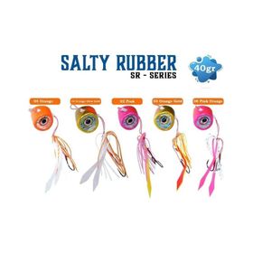 Fujin Salty Rubber 40 gr Tai Rubber Set 05 Orange 3d Eye SR02 Suni Balık Yemi