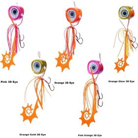 Fujin Salty Rubber 40 gr Tai Rubber Set 10 Orange Glow 3d Eye Suni Balık Yemi