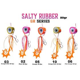 Fujin Salty Rubber 80 gr Tai Rubber Set 03 Orange Gold 3d Sr10 Suni Balık Yemi