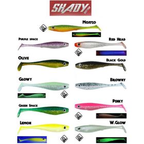 Fujin Shady 10 cm 09 White Glow Silikon Balık