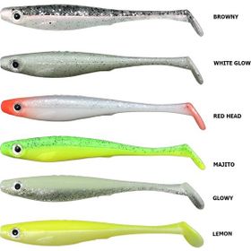 Fujin Shady 10 cm 09 White Glow Silikon Balık