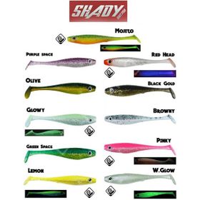 Fujin Shady 10 cm Fire Tiger Silikon Balık