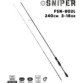 Fujin Sniper 240 cm 3-18 gr Light Spin Kamış
