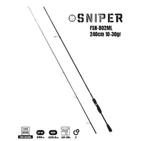 Fujin Sniper FSN-802Ml 240 cm 10-30 gr Spin Olta Kamışı
