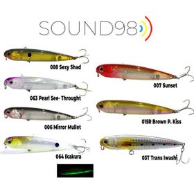 Fujin Sound98 9.8 cm 10.6 gr Su Üstü 015R Brown Purple Kiss Maket Balık