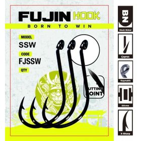 Fujin SSW 1-0 No Çapraz Delikli Octopus İğnesi