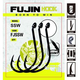 Fujin SSW 1-0 No Çapraz Delikli Octopus İğnesi