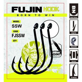 Fujin Ssw No 4 0 Delikli Kaynaklı Çapraz Octopus Kancası