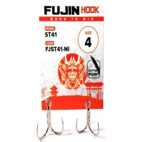 Fujin ST41 Nickel 4 No Üçlü Maket Balık İğnesi