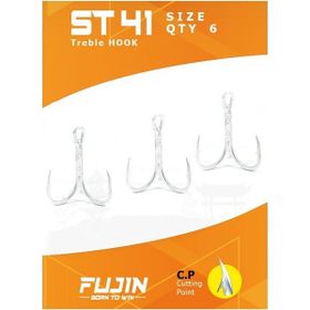 Fujin ST41 Nickel 4 No Üçlü Maket Balık İğnesi