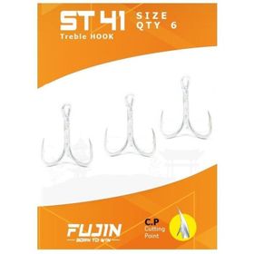 Fujin ST41 Nickel 4 No Üçlü Maket Balık İğnesi