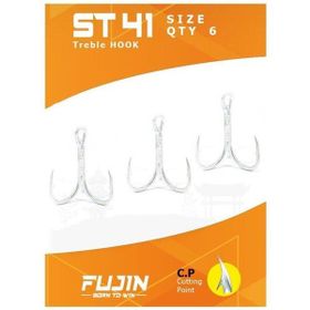 Fujin ST41 Nickel 4 No Üçlü Maket Balık İğnesi