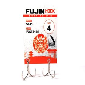 Fujin ST41 Nickel 4 No Üçlü Maket Balık İğnesi