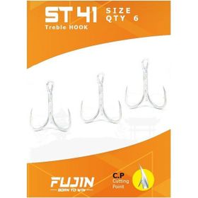 Fujin St41 Nickel 8 No Üçlü Maket Balık İğnesi