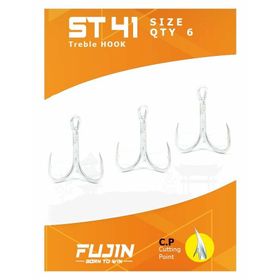 Fujin St41 Nickel 8 No Üçlü Maket Balık İğnesi