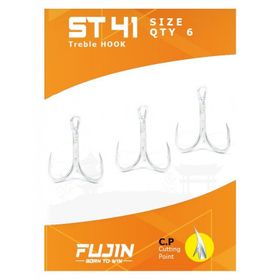 Fujin St41 Nickel 8 No Üçlü Maket Balık İğnesi