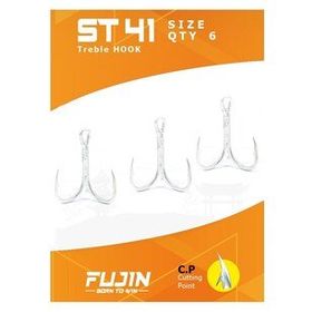 Fujin St41 Nickel 8 No Üçlü Maket Balık İğnesi