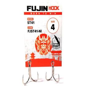 Fujin St41 Nickel 8 No Üçlü Maket Balık İğnesi