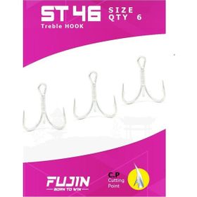 Fujin St46 10 No Üçlü Maket Balık İğnesi