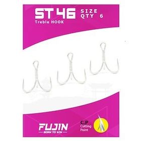 Fujin St46 10 No Üçlü Maket Balık İğnesi