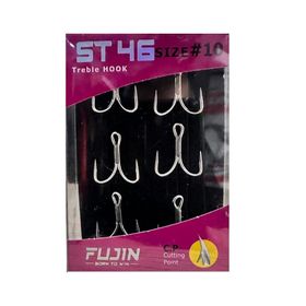 Fujin St46 10 No Üçlü Maket Balık İğnesi