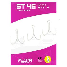 Fujin St46 10 No Üçlü Maket Balık İğnesi