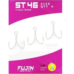 Fujin ST46 3'lü Maket Balık İğnesi