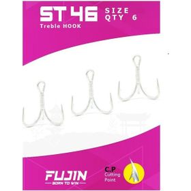 Fujin St46 No: 8 Üçlü Maket Balık İğnesi