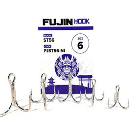 Fujin ST56 Nickel Üçlü Maket Balık İğnesi