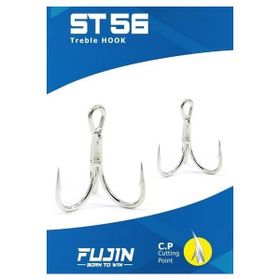 Fujin ST56 No:01 Nickel Üçlü Maket Balık İğnesi