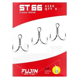 Fujin ST66 Nickel Üçlü Maket Balık İğnesi