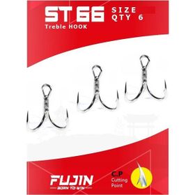 Fujin ST66 Nickel Üçlü Maket Balık İğnesi