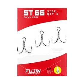 Fujin ST66 Nickel Üçlü Maket Balık İğnesi
