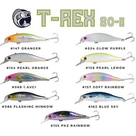 Fujin T-Rex 034 Glow Purple 80S 11 gr 80 mm Maket Balık