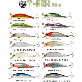 Fujin T-Rex 156 Pearl Limon 80S 11 gr 80 mm Maket Balık