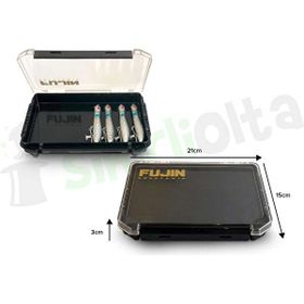 Fujin Tackle Box Siyah İnce Maket Balık Kutusu